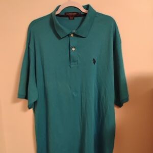 U.S. POLO ASSN. POLO SHIRT - AQUA GREEN